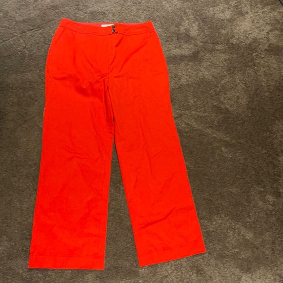Boden women’s red pants- worn for one occasion.  Size is US8L UK12L. - Picture 1 of 4